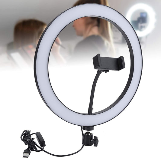 Anillo de luz para selfie  LED regulable con 3 modos de luz