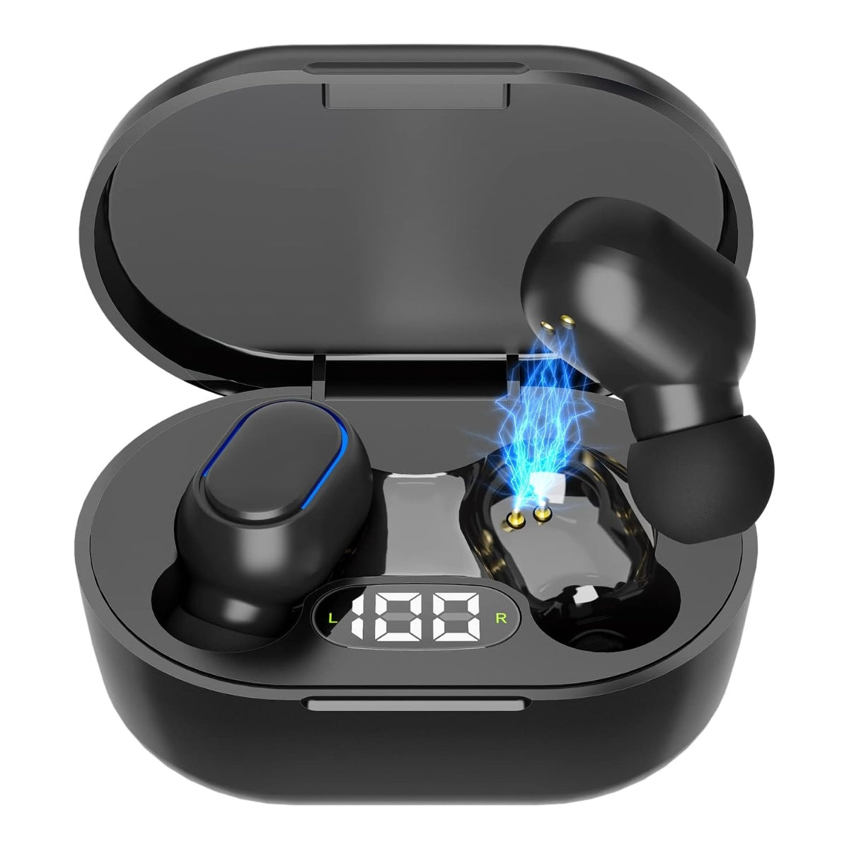 Audifonos Bluetooth Con Powerbank Y Pantalla Tactil Control Del Volumen
