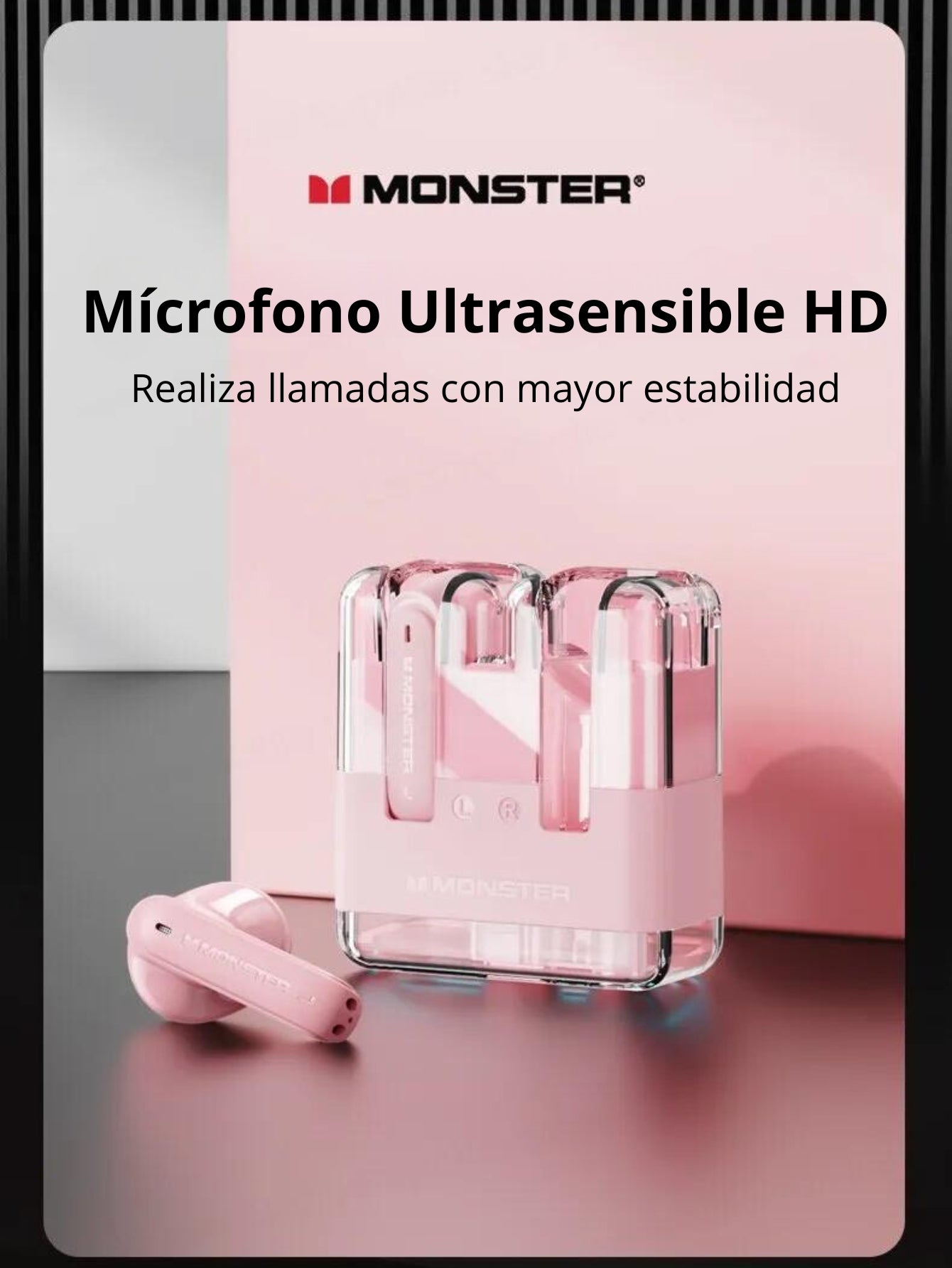 Monster auriculares inal mbricos XKT12 para videojuegos cascos